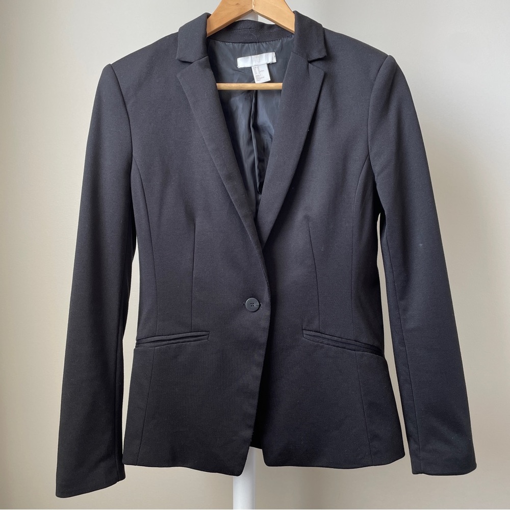 H&M Black Blazer Size 10